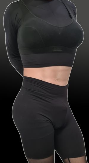 crossdressing black tight leggings sexy top