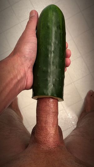 The other way to fuck a cucumber