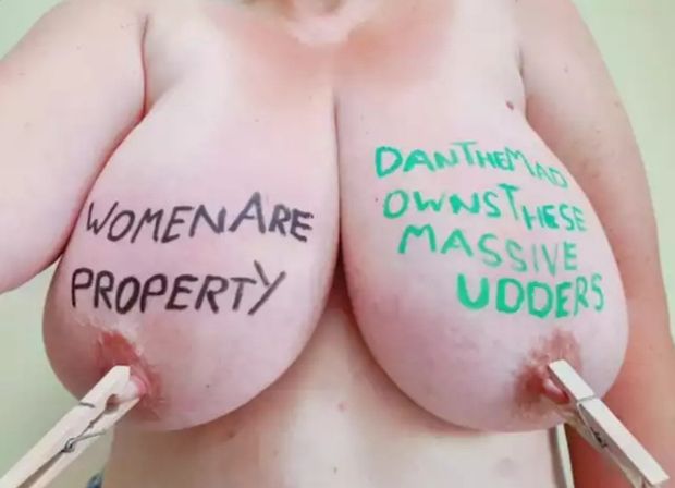 Humiliated slave