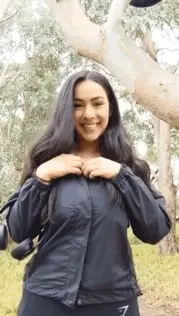 Busty reveal