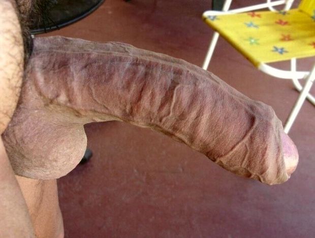 Hooded hard cock + balls