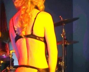 bending panties down