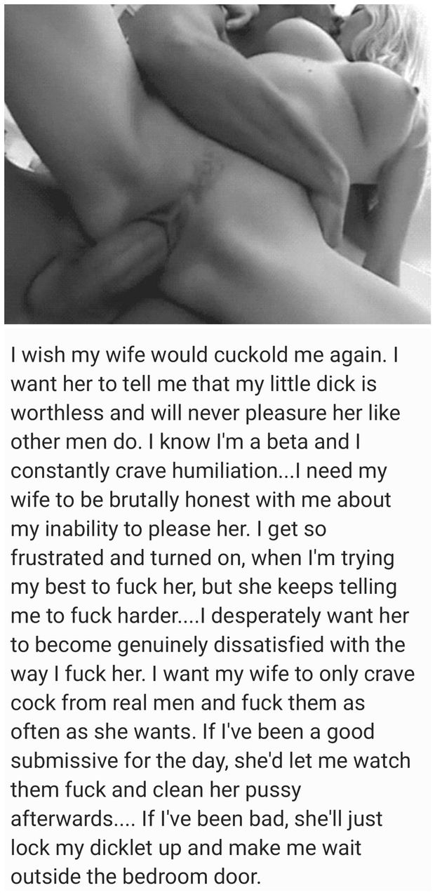 I want to be cuckolded