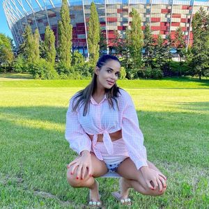 Cute babe showing you what's under her dress