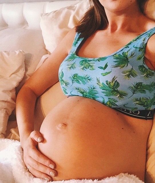 She was already beautiful when we got married.  But now every time her belly grows she gets even more beautiful