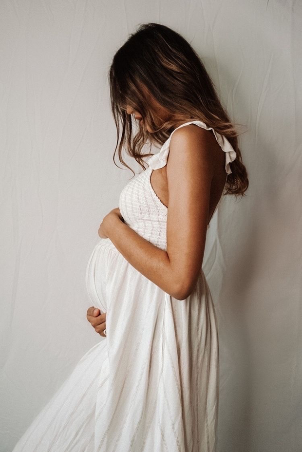 The love of my life with our baby in her belly