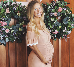 She is very happy with the arrival of our third baby.