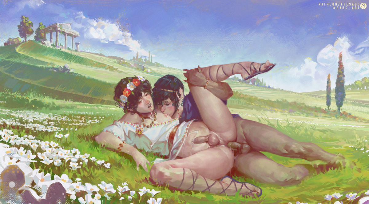 Taavi and friend (OC) by sabudenego