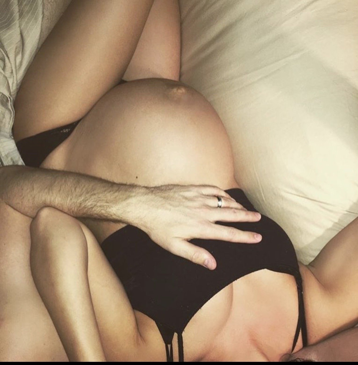 I love going to bed like this with the future mother of my babies