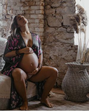 being pregnant makes her more horny