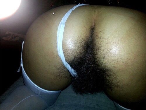 Hairy ass + pussy