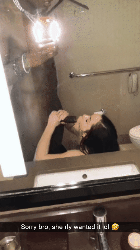 She can't help it