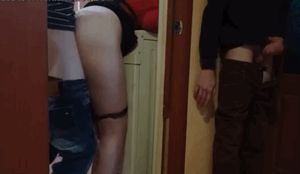 Trying to hold out to feel my wife’s freshly fucked pussy