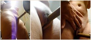 entertaining while riding a wooden horse