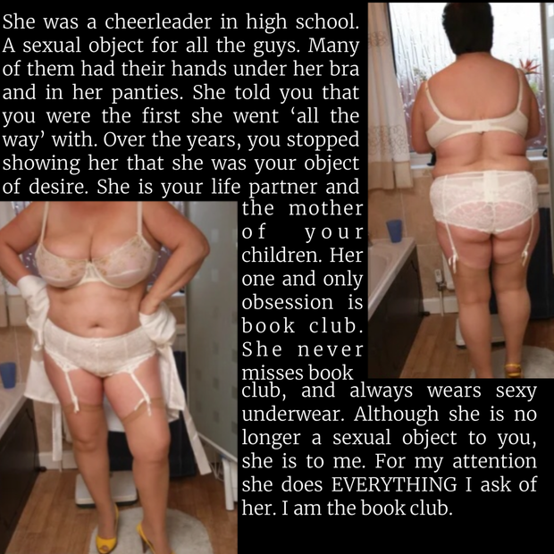 I run separate book clubs with a number of married women.