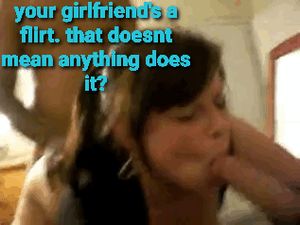 your girlfriend ran into her ex and his friend. dont worry about it.