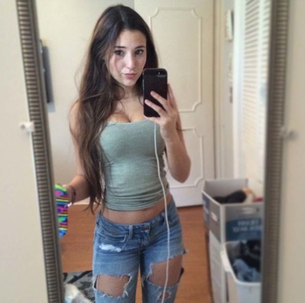 Busty brunette