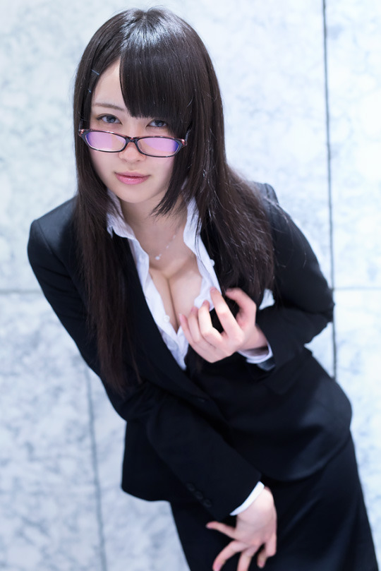 Asian office idol teases