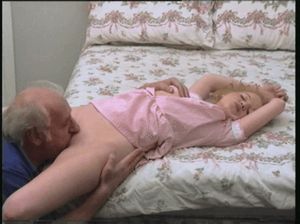 Uncle Petes good nite kiss..