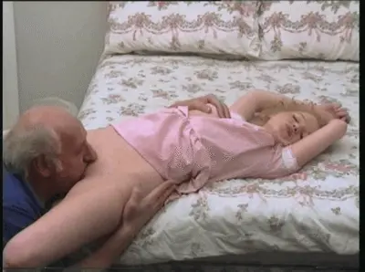 Uncle Petes good nite kiss..