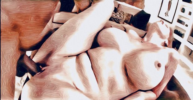 Interracial big boobed cartoon