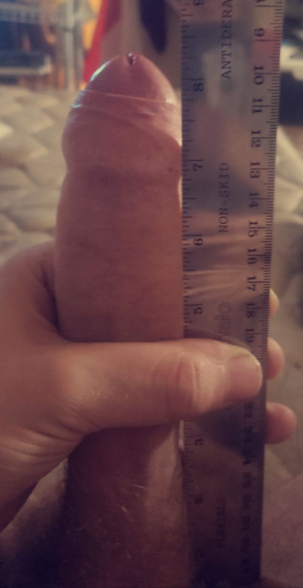 Huge uncut cock