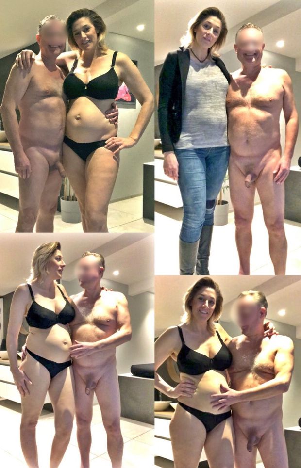 CFNM, B/A: my openminded, beautiful neighbor is horny. Her hubby doesn't want sex now she is pregnant, so she comes to me and my wife. 114d
