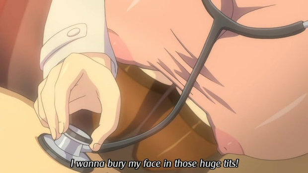 I know his heart is pounding seeing those titties…