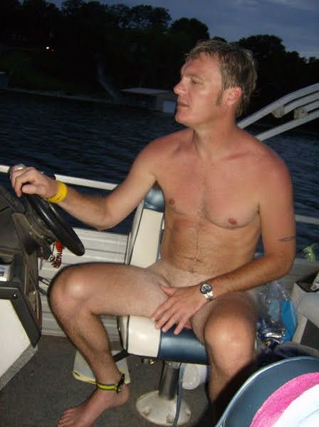 Some guy on a boat