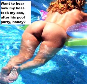 My Boss took my ass, babe