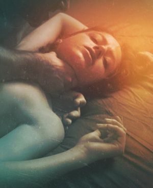 He's always rough with her.