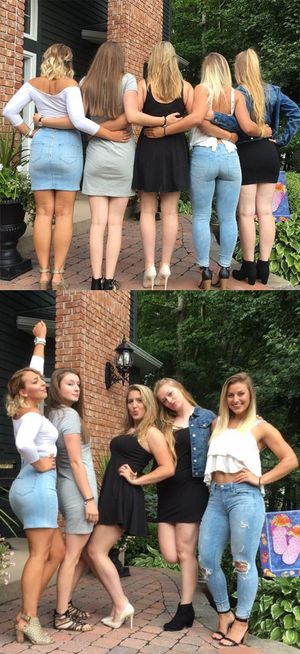 teen whores advertising their asses