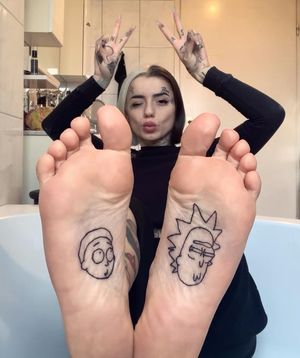 Tattooed soles