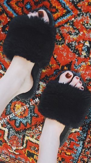 Cute pale feet in sandals