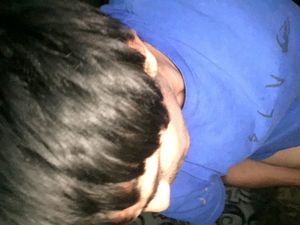 My brother is inside my ass I am telling him that he been seeing my ass And I am kissing him telling him to smash me