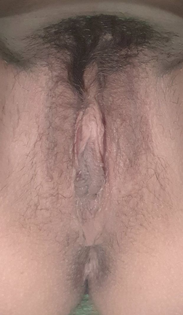 Would you stick your big fat cock in my hairy pussy baby ?
