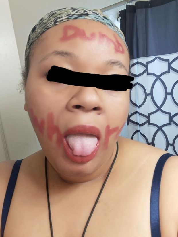 Humiliated slave