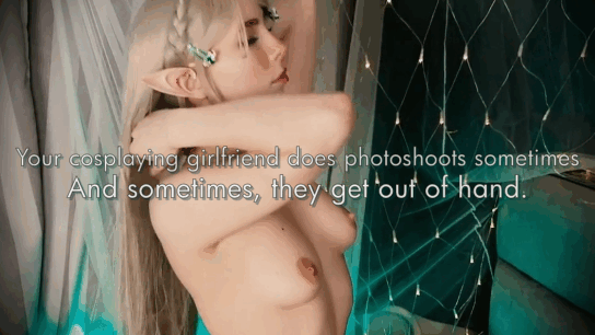 She was just following the camera man's instructions