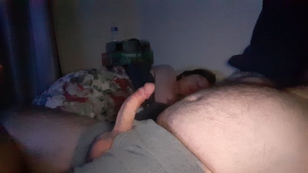 She is about get woken up by my cock