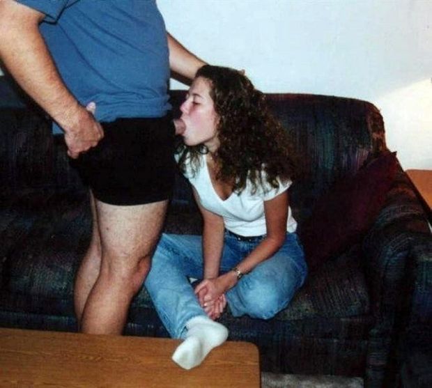 sister blowjob at home