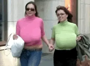 tits in action