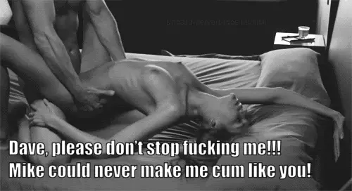 He can’t stretch me like you!