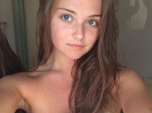adorable teen face selfie