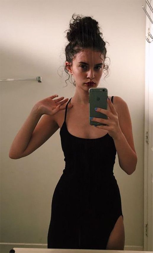 Cute teen selfie