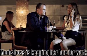 Mom gets a raise and a pounding..