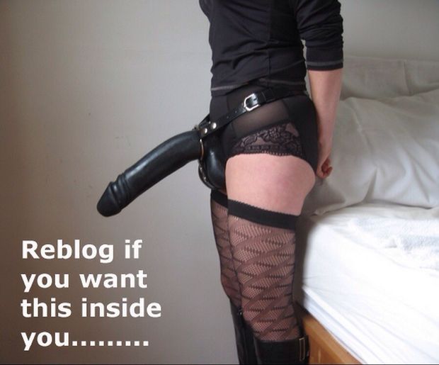 I want it inside me and I want to see it inside my sissy husband!