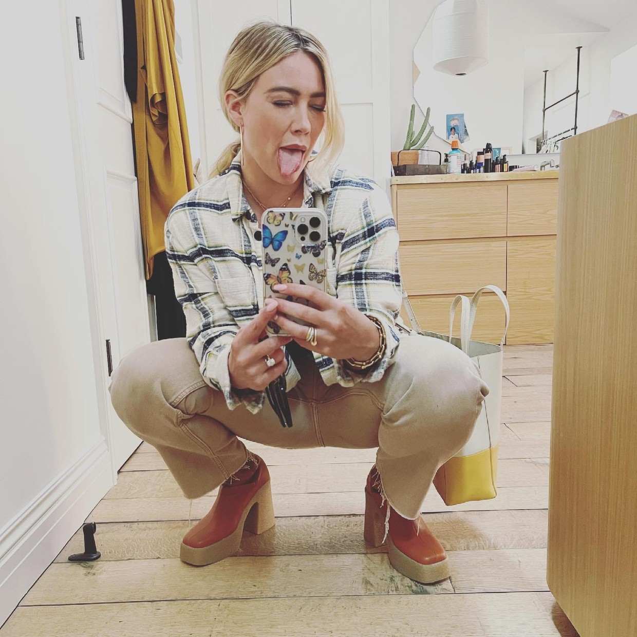 Silly selfies are fun.