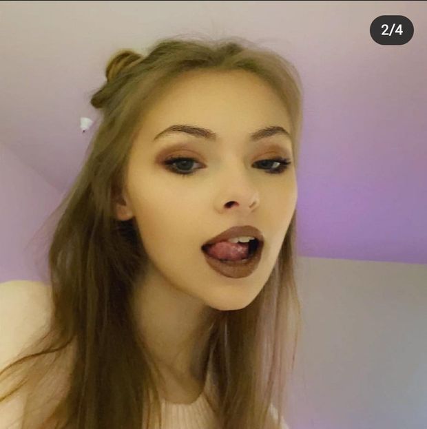 Cute teen selfie