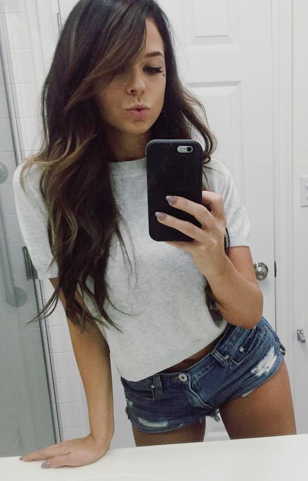 Cute brunette