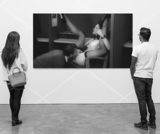 he realised now why Carol had insisted they visit the exhibition together